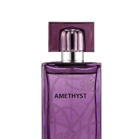 LALIQUE Amethyst Perfume Bottle NEW IN BOX - Picture 2 of 4